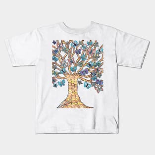 Butterfly. Tree Kids T-Shirt